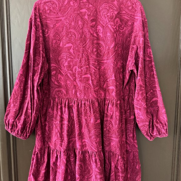 Maeve by Anthropologie - The Bettina Tiered Shirt Dress - Medium - Picture 6 of 7